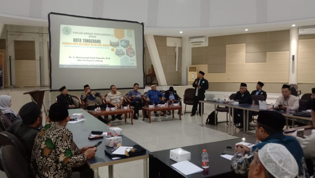 Komisi Litbang MUI Kota Tangerang Gelar FGD Kota Tangerang Sebagai Destinasi Wisata dan R