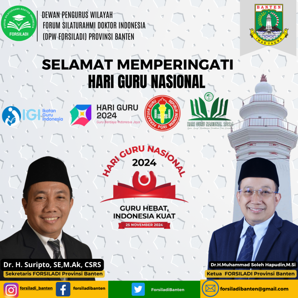 Memperingati Hari Guru Nasional 2024: “Guru Hebat, Indonesia Kuat”