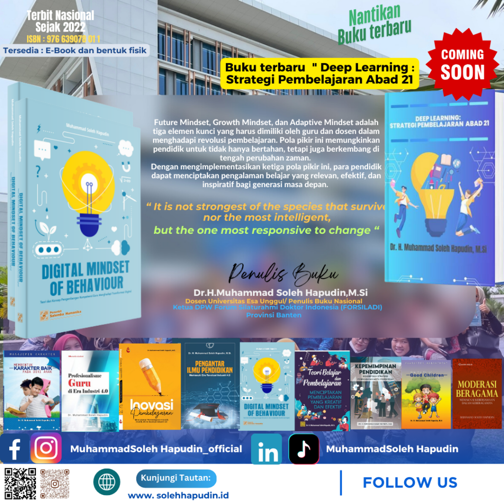Future Mindset, Growth Mindset, dan Adaptive Mindset Guru Menghadapi Revolusi Pembelajaran 4.0